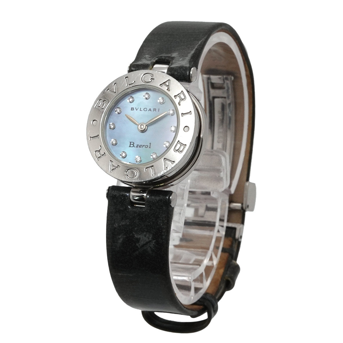B-Zero1 BZ22S Bangle Watch Quartz Blue Shell Dial Ladies
