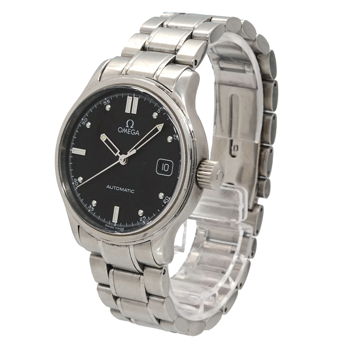 Classic Date 5203.50 Vintage Automatic Black Dial Mens Watch