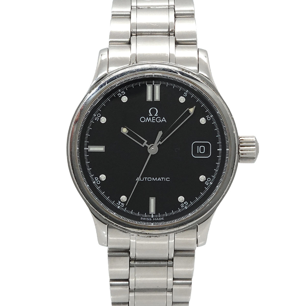 Classic Date 5203.50 Vintage Automatic Black Dial Mens Watch
