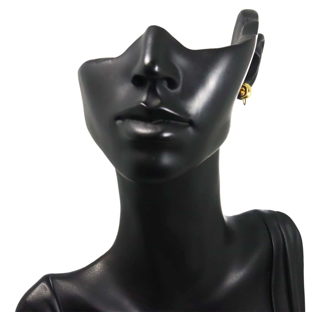 Earrings Pierced 18K K18 YG Yellow Gold 750