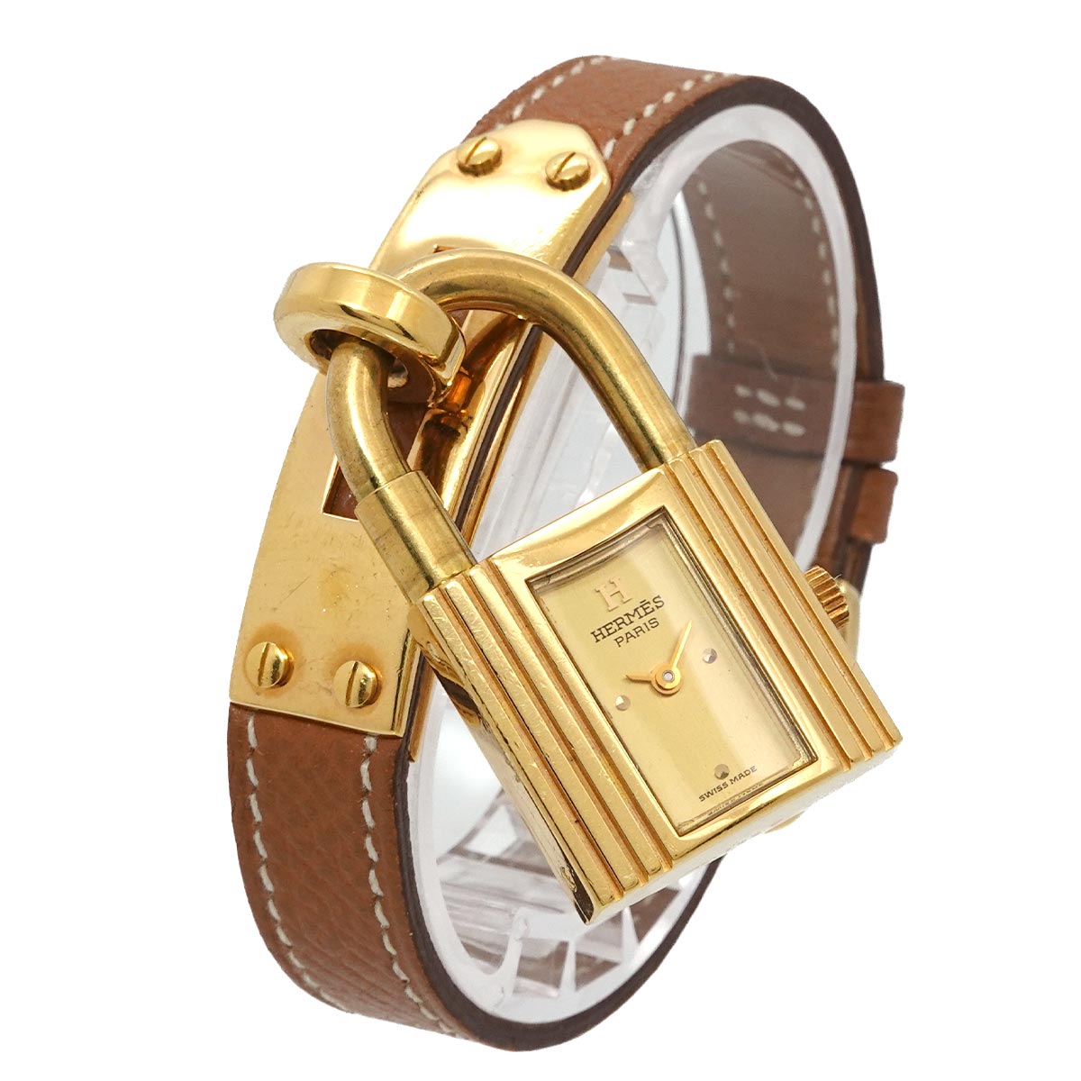 Kelly Watches Quartz Gold Dial Vintage Cadena Ladies Watch