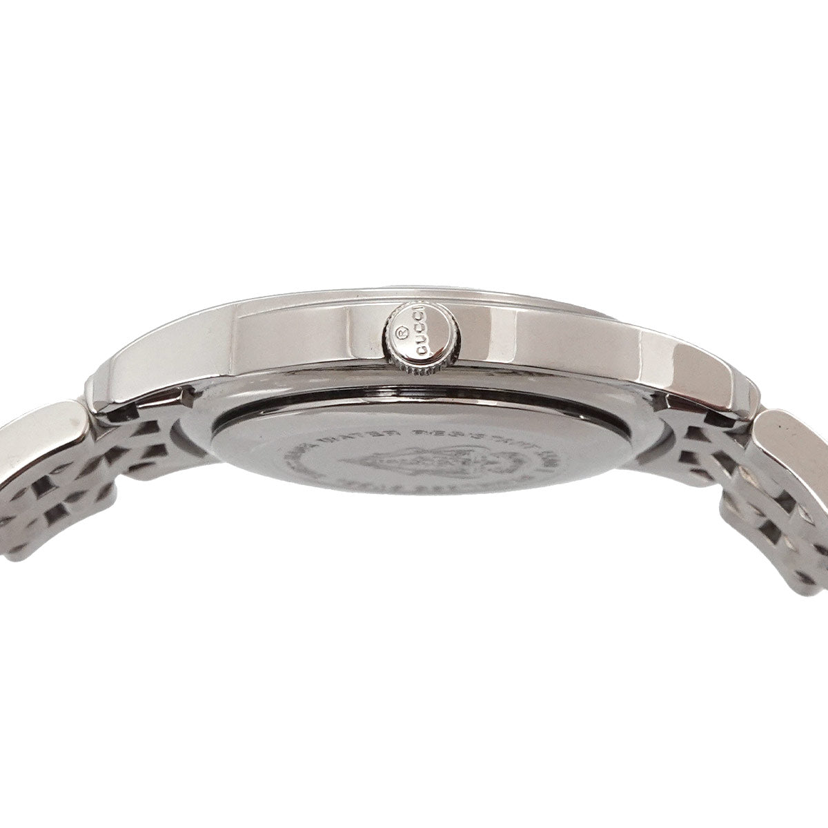5500L 11P Diamond Quartz White Shell Dial Watch
