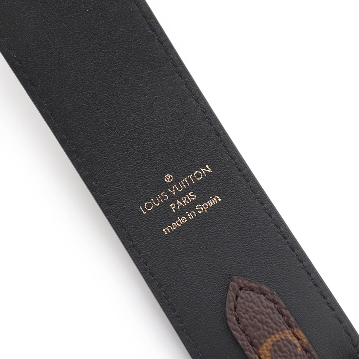 Monogram Shoulder Strap Leather Brown J02288