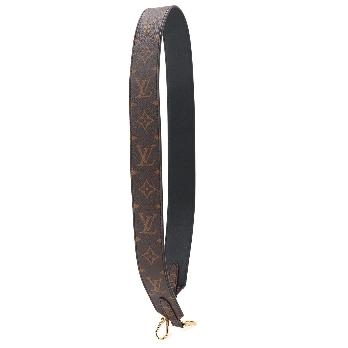 Monogram Shoulder Strap Leather Brown J02288