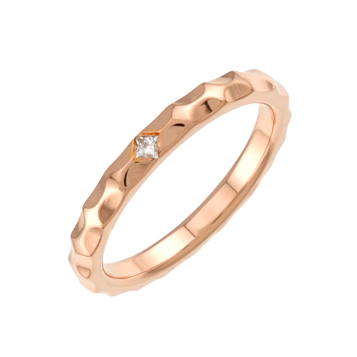 Alliance Monogram Diamond Ring K18 PG Size53 6.25-6.5(US)