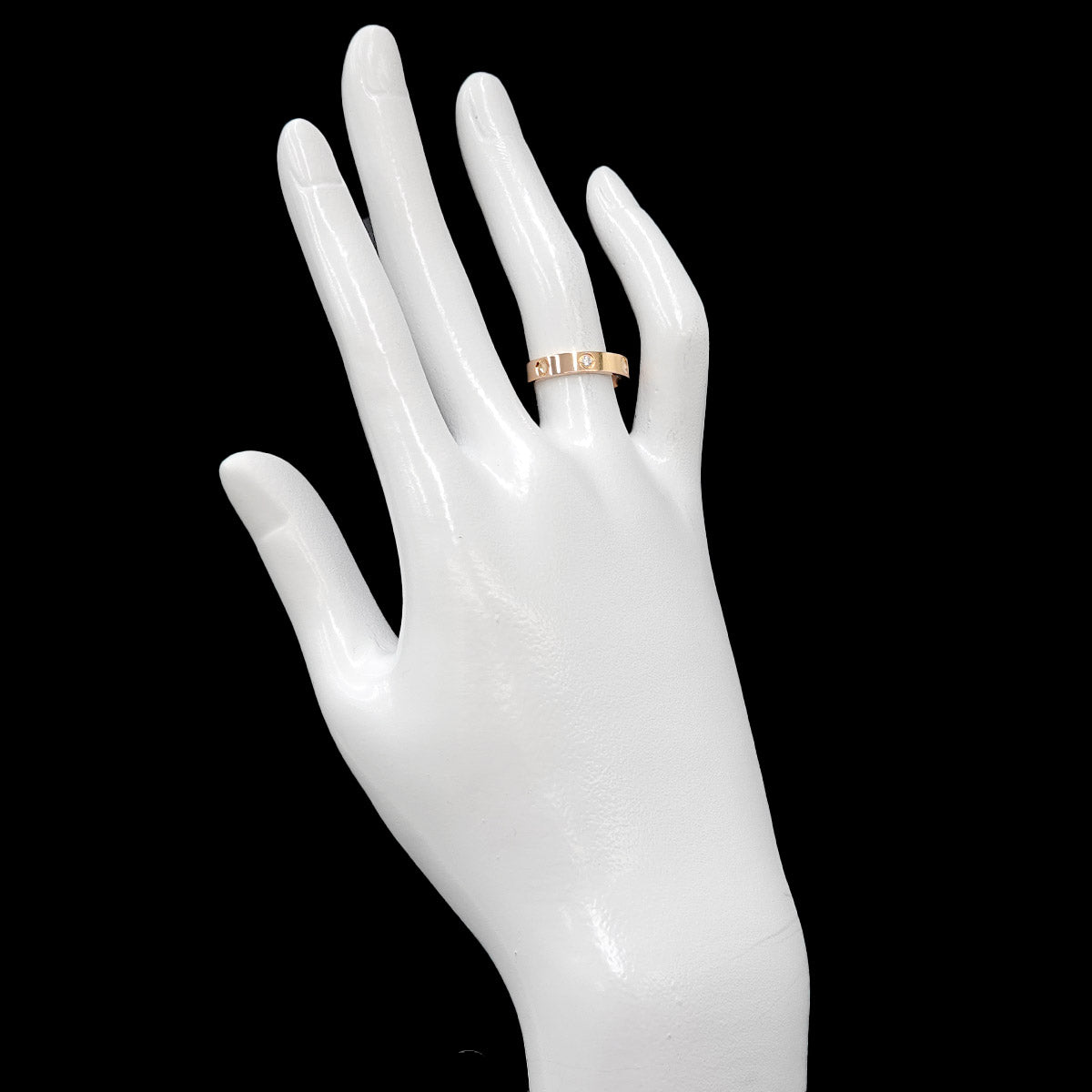 Alliance Anplant Diamond Ring K18 PG 750 Size50 5.25(US)