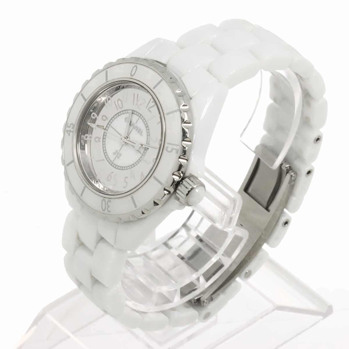 J12 H4861 Ceramic Quartz Mirror Dial Ladies Watch