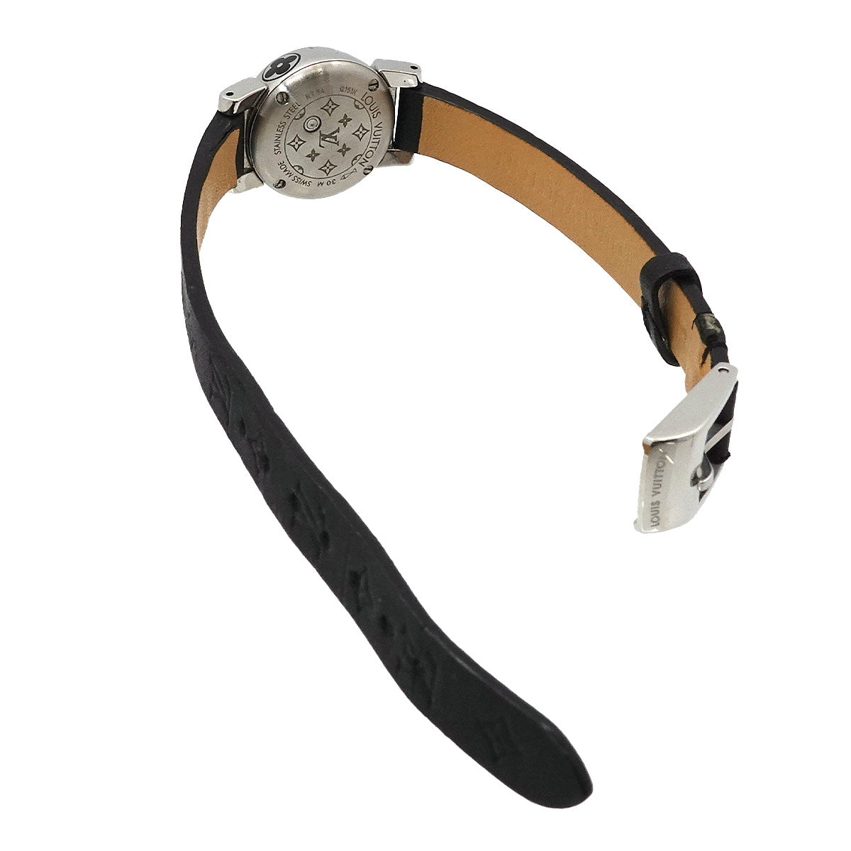 Tambour bijou Q151K Diamond Quartz Gray Dial Ladies
