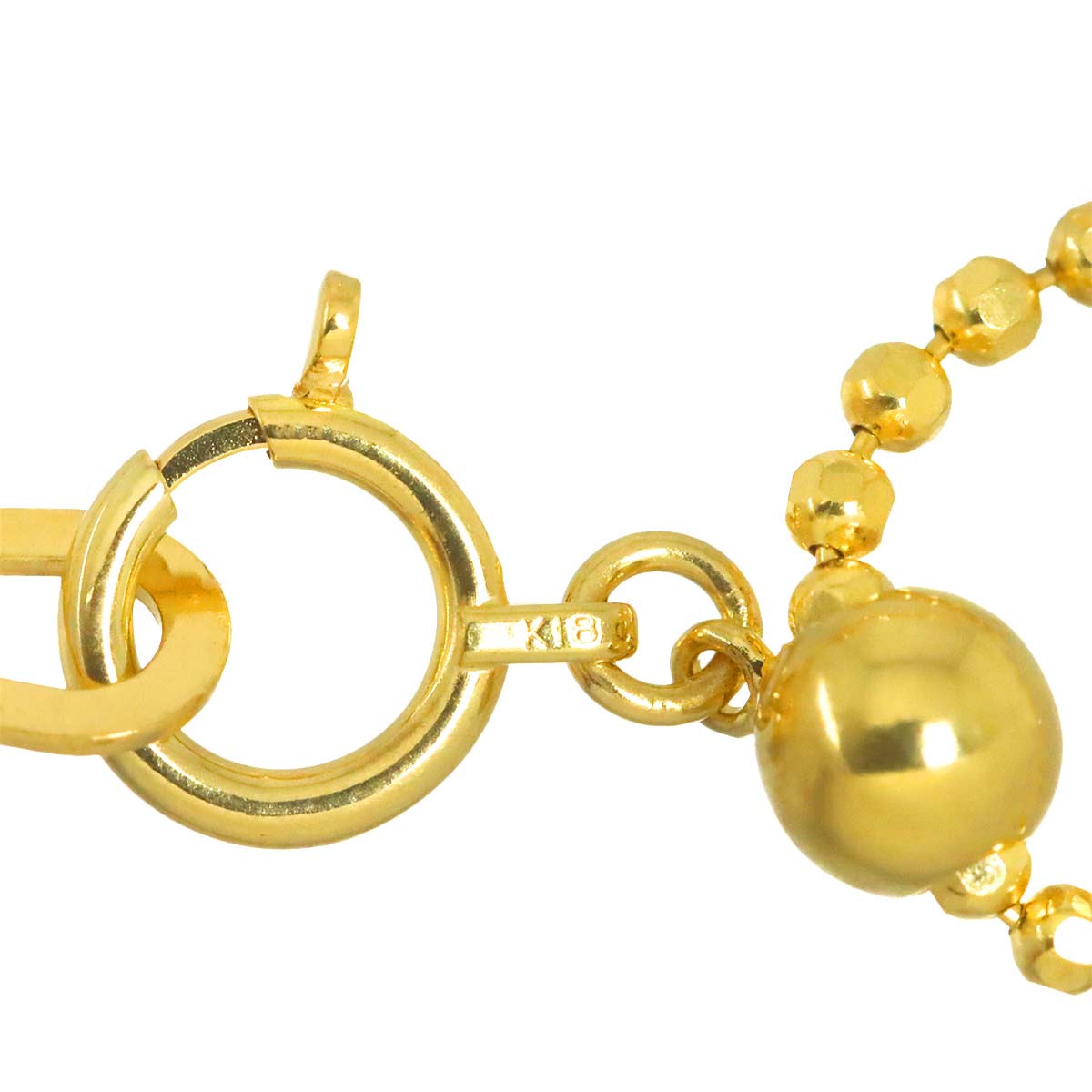 Diamond 1.00ct Necklace 18K YG Yellow Gold 750