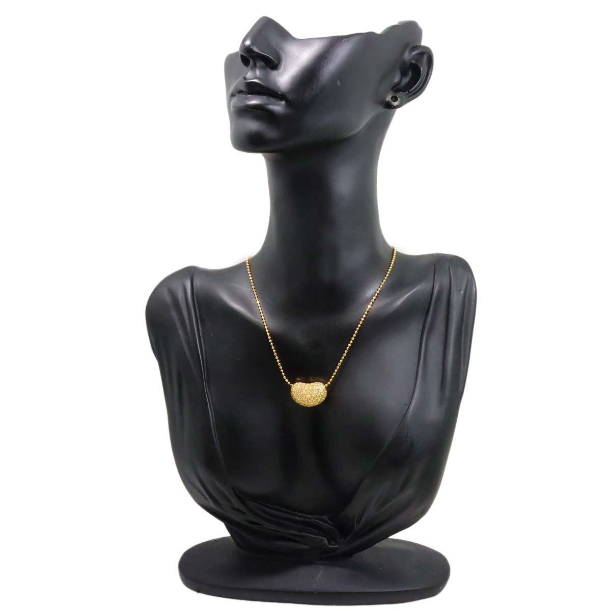 Diamond 1.00ct Necklace 18K YG Yellow Gold 750