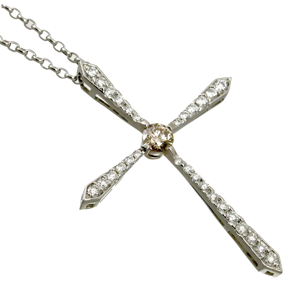 Diamond 0.40ct/0.70ct Necklace Pt Platinum