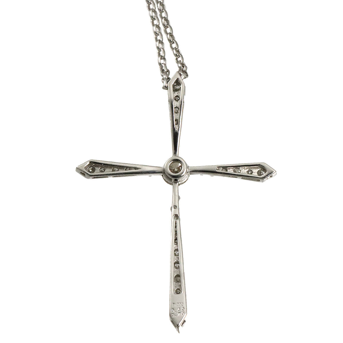 Diamond 0.40ct/0.70ct Necklace Pt Platinum