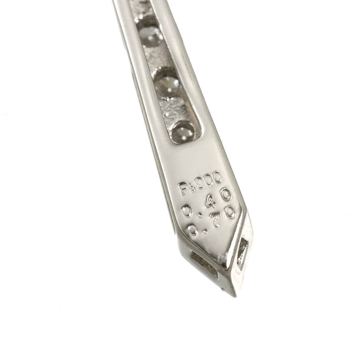 Diamond 0.40ct/0.70ct Necklace Pt Platinum