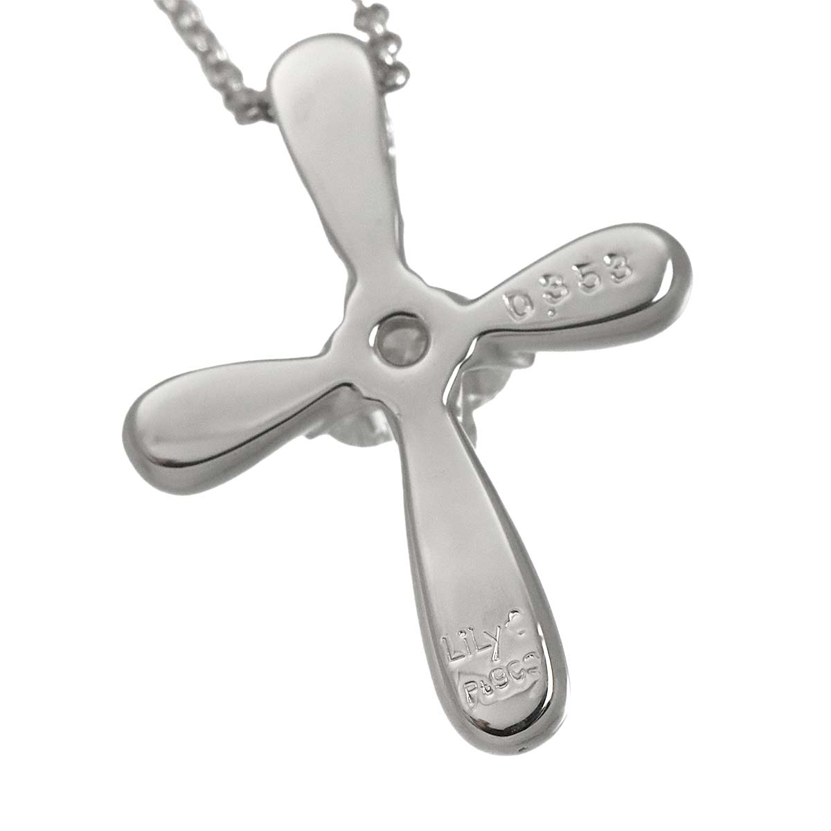 Diamond 0.353ct Necklace Pt Platinum