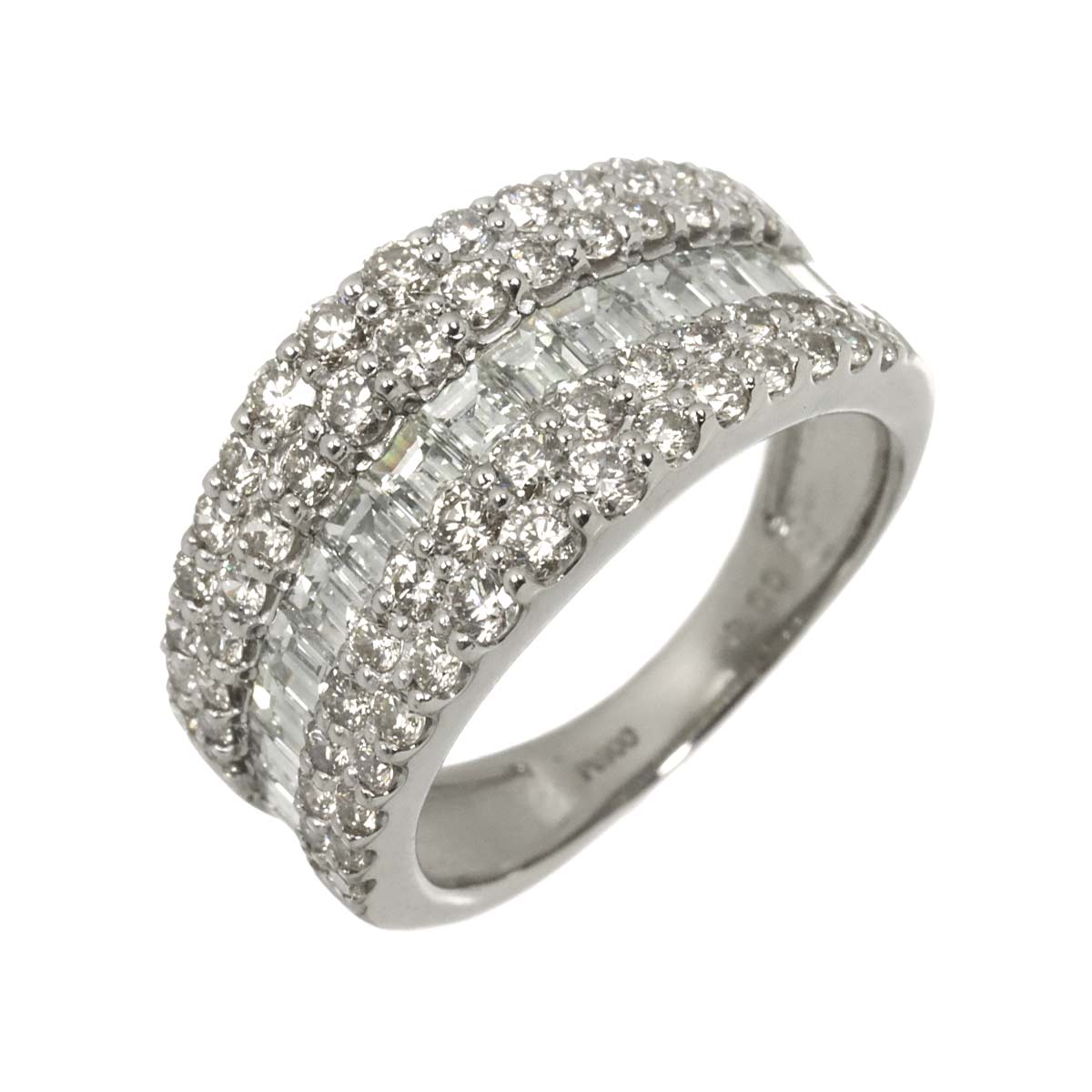 Diamond 2.00ct Ring Pt Platinum size5-5.25(US)