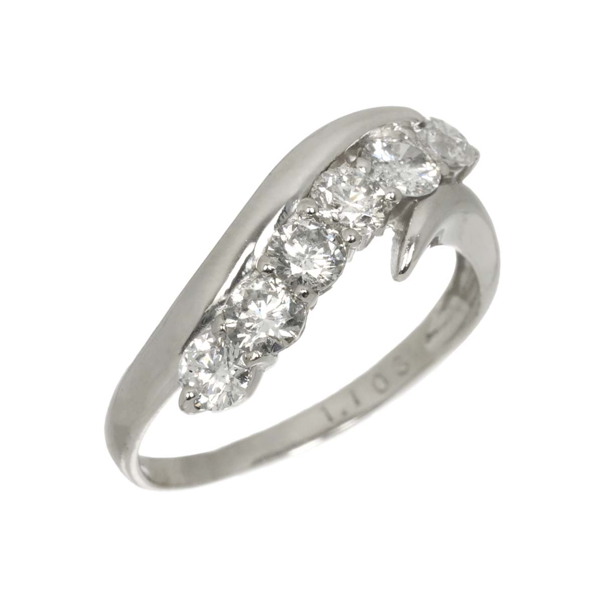 Diamond 1.103ct Ring Pt Platinum size7.25(US)