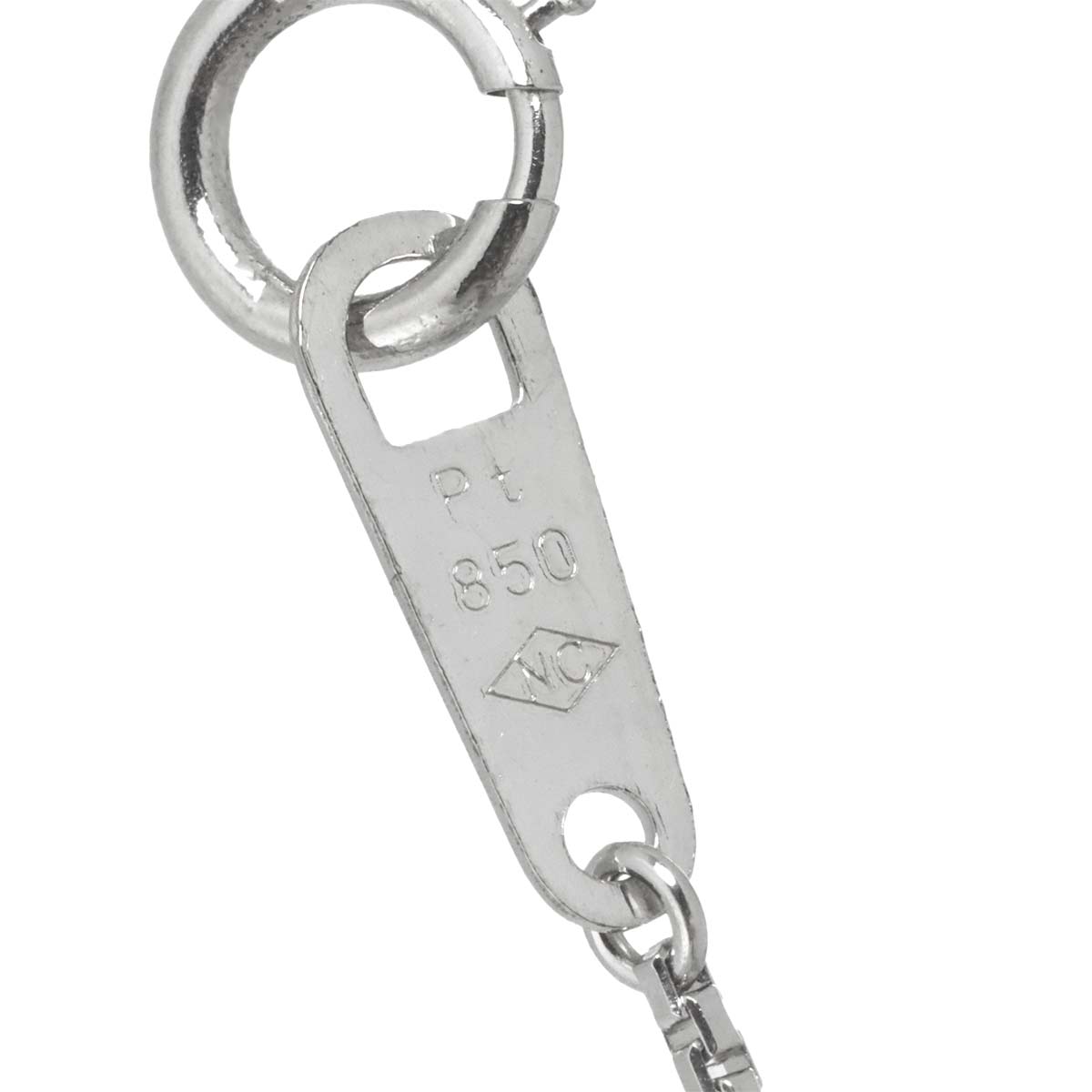 Diamond 0.30ct/0.20ct Necklace Pt Platinum