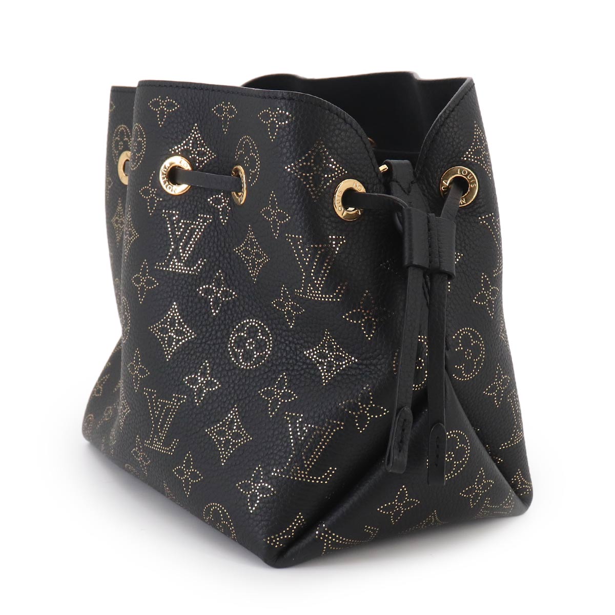 Mahina Bella 2way Shoulder Bag Leather Noir M22392