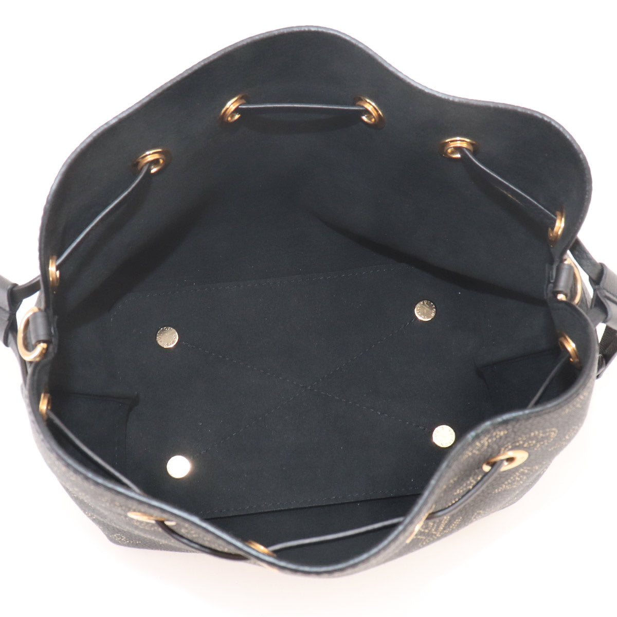 Mahina Bella 2way Shoulder Bag Leather Noir M22392