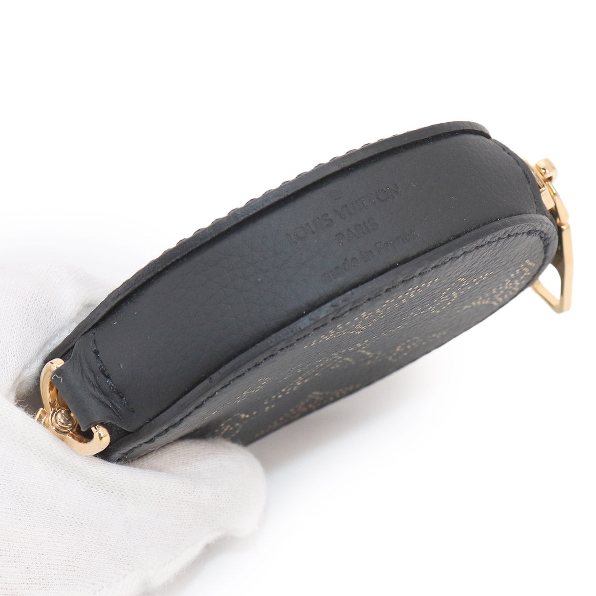 Mahina Bella 2way Shoulder Bag Leather Noir M22392