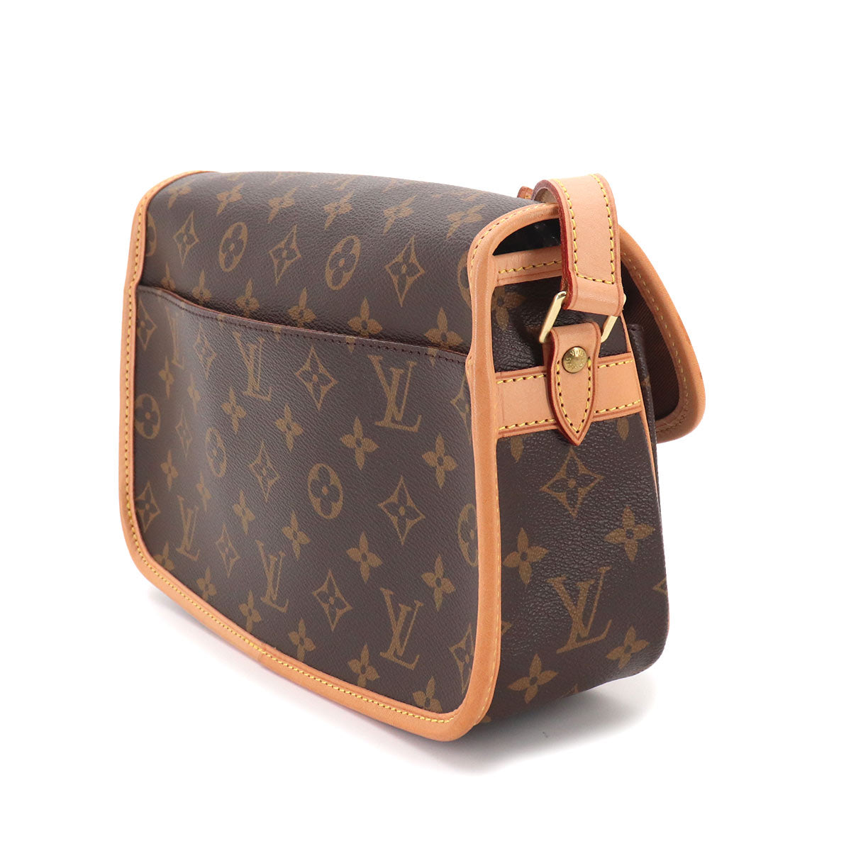 Monogram Sologne Shoulder Bag Brown M42250 Purse