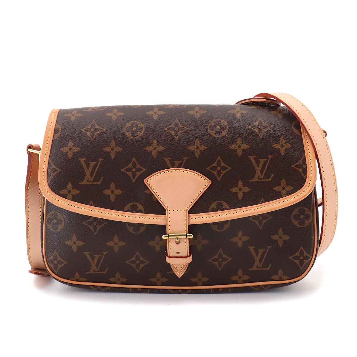 Monogram Sologne Shoulder Bag Brown M42250 Purse