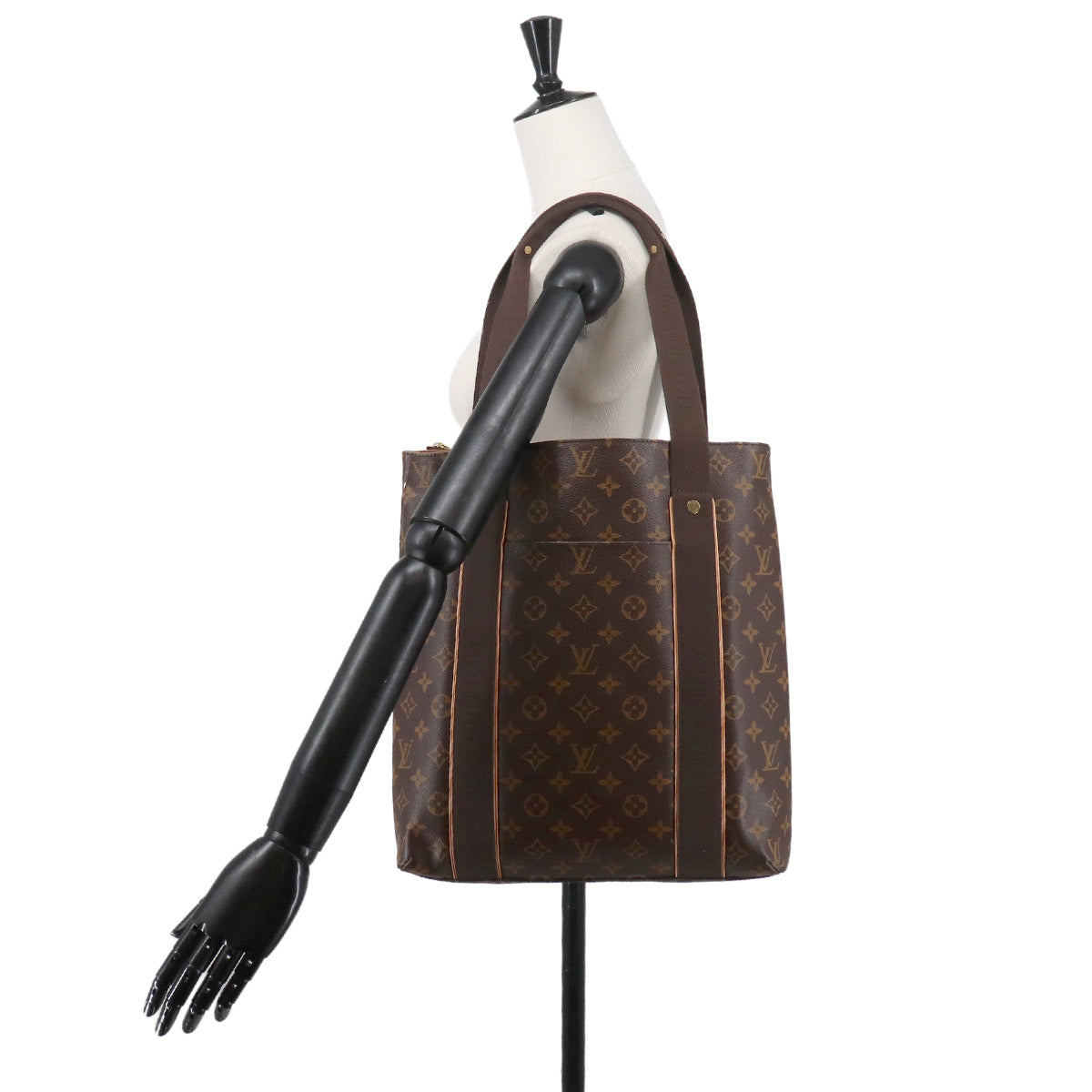 Monogram Cabas Beaubourg Tote Bag Brown M53013 Purse