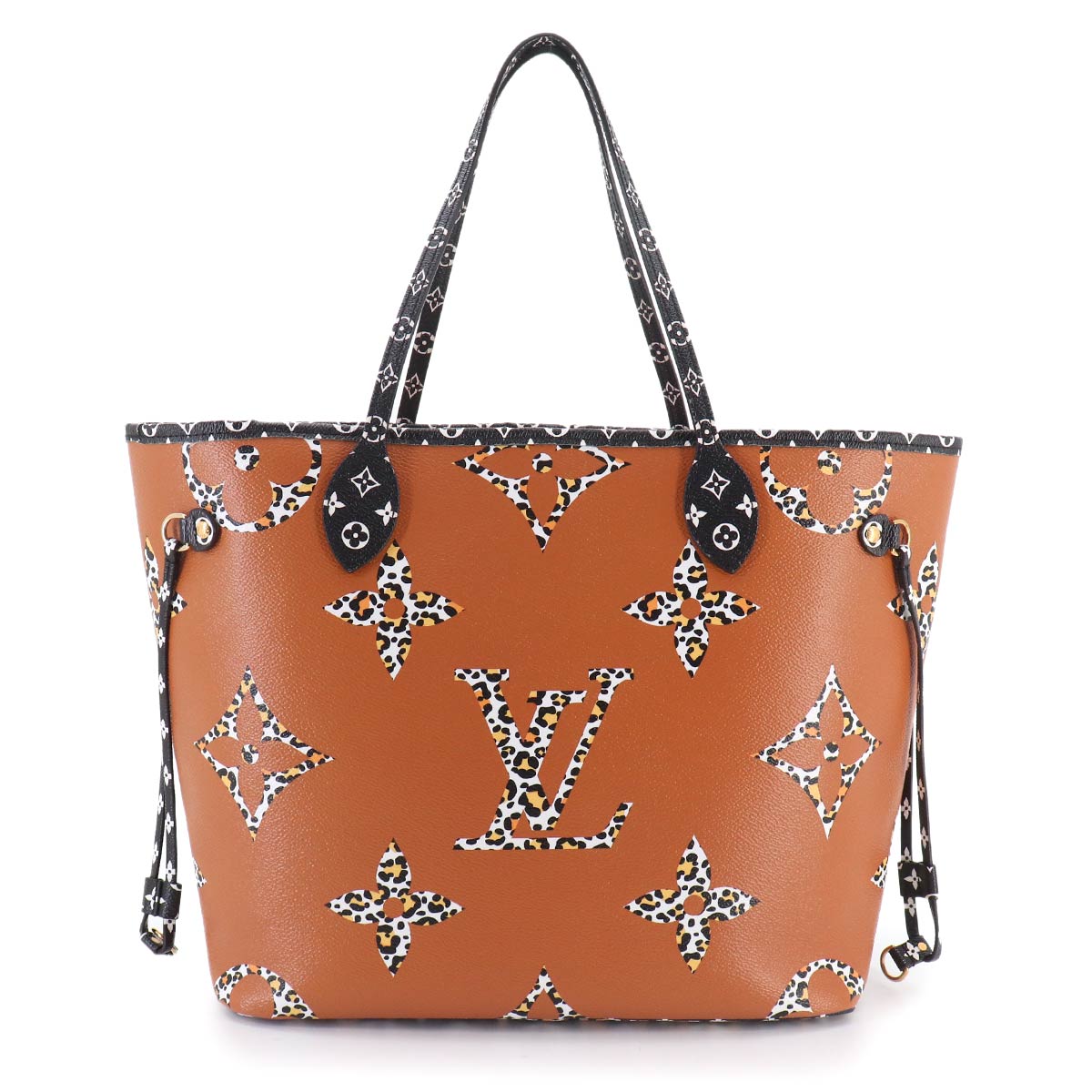 Monogram Jungle Neverfull MM Noir M44676 Purse