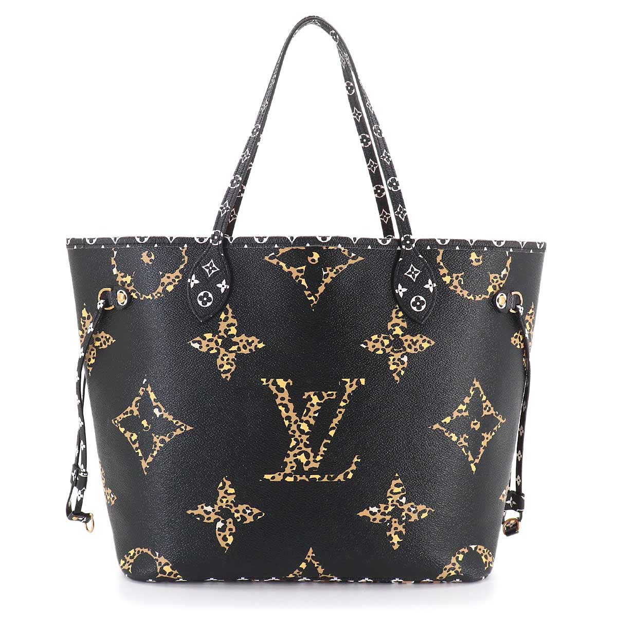Monogram Jungle Neverfull MM Noir M44676 Purse