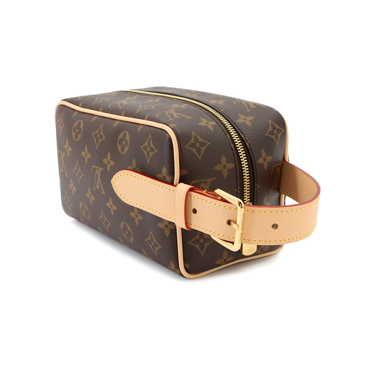 Monogram Locker Dopp Kit Hand Bag Brown M83112 Purse