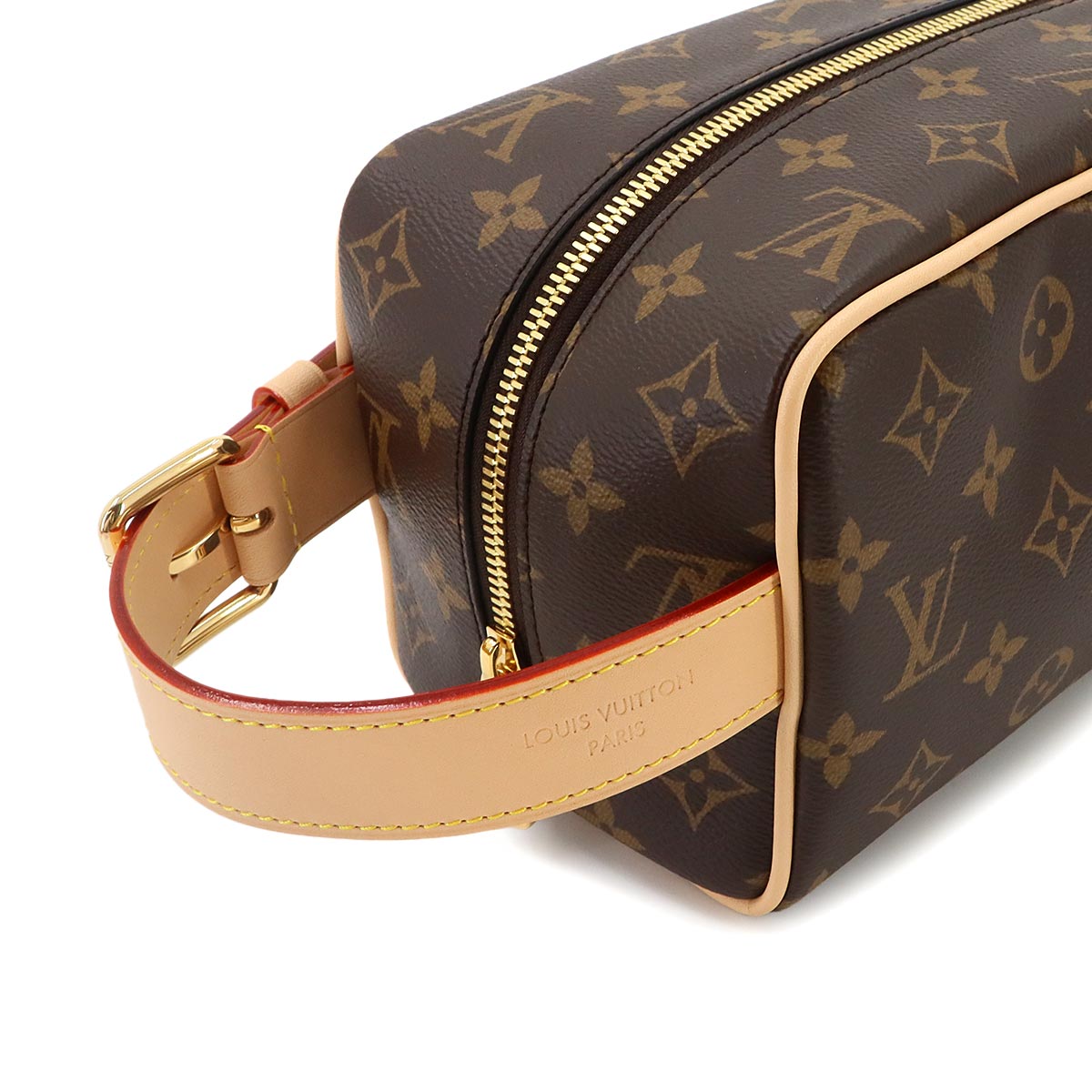 Monogram Locker Dopp Kit Hand Bag Brown M83112 Purse