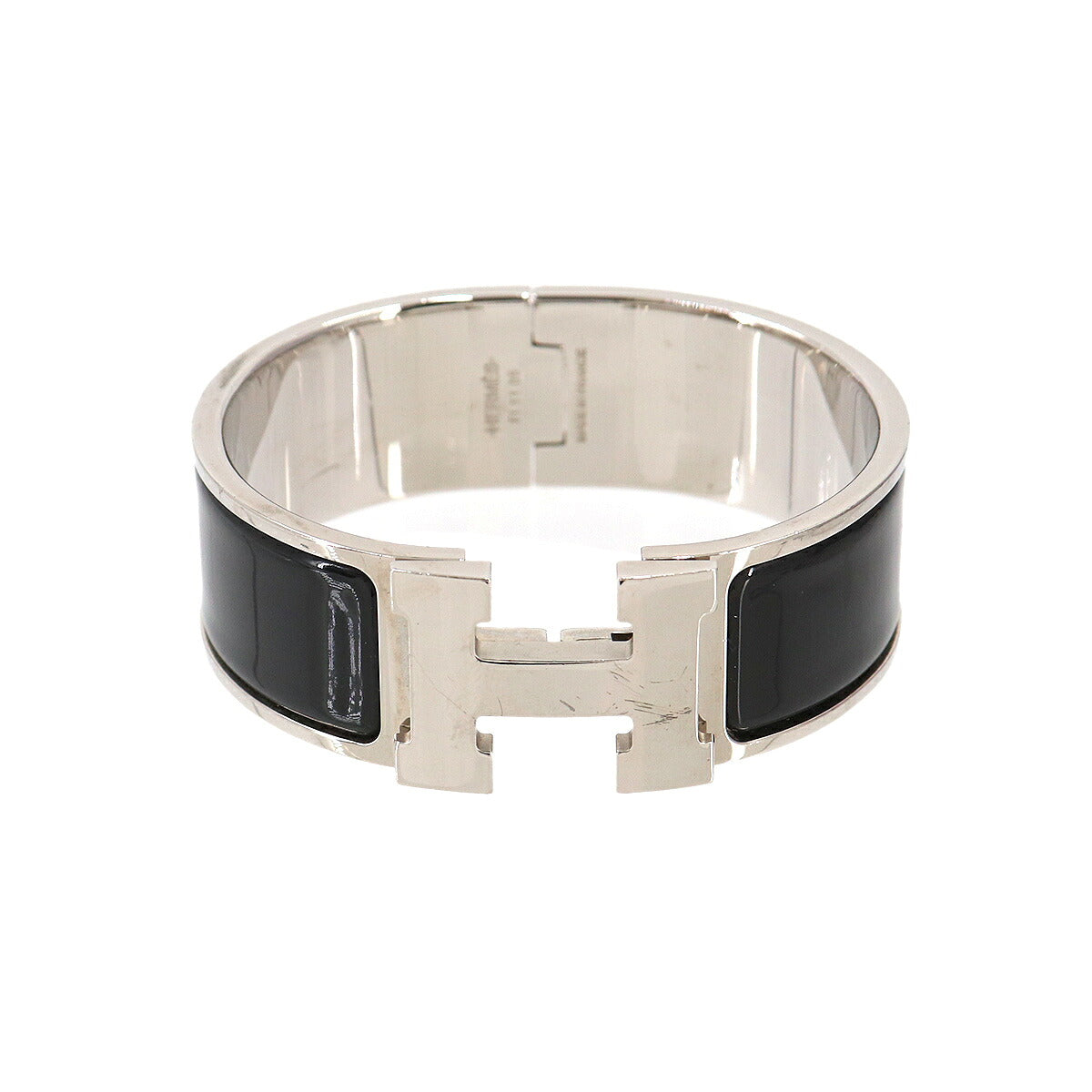 Clic Clac H Bangle Black Silver Accessory