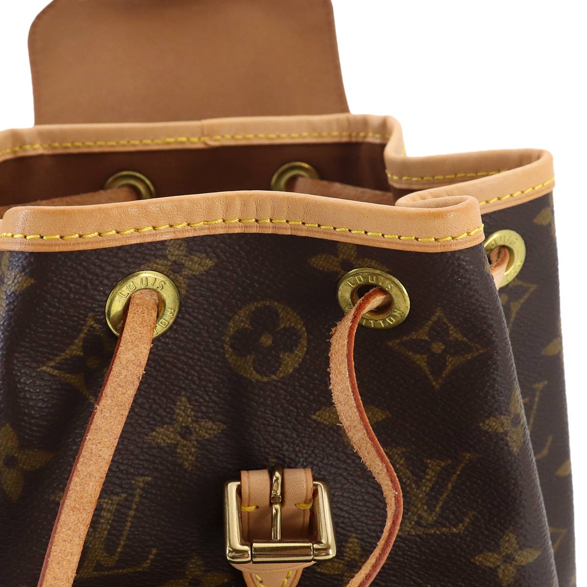 Monogram Mini Montsouris Backpack Brown M51137 Purse