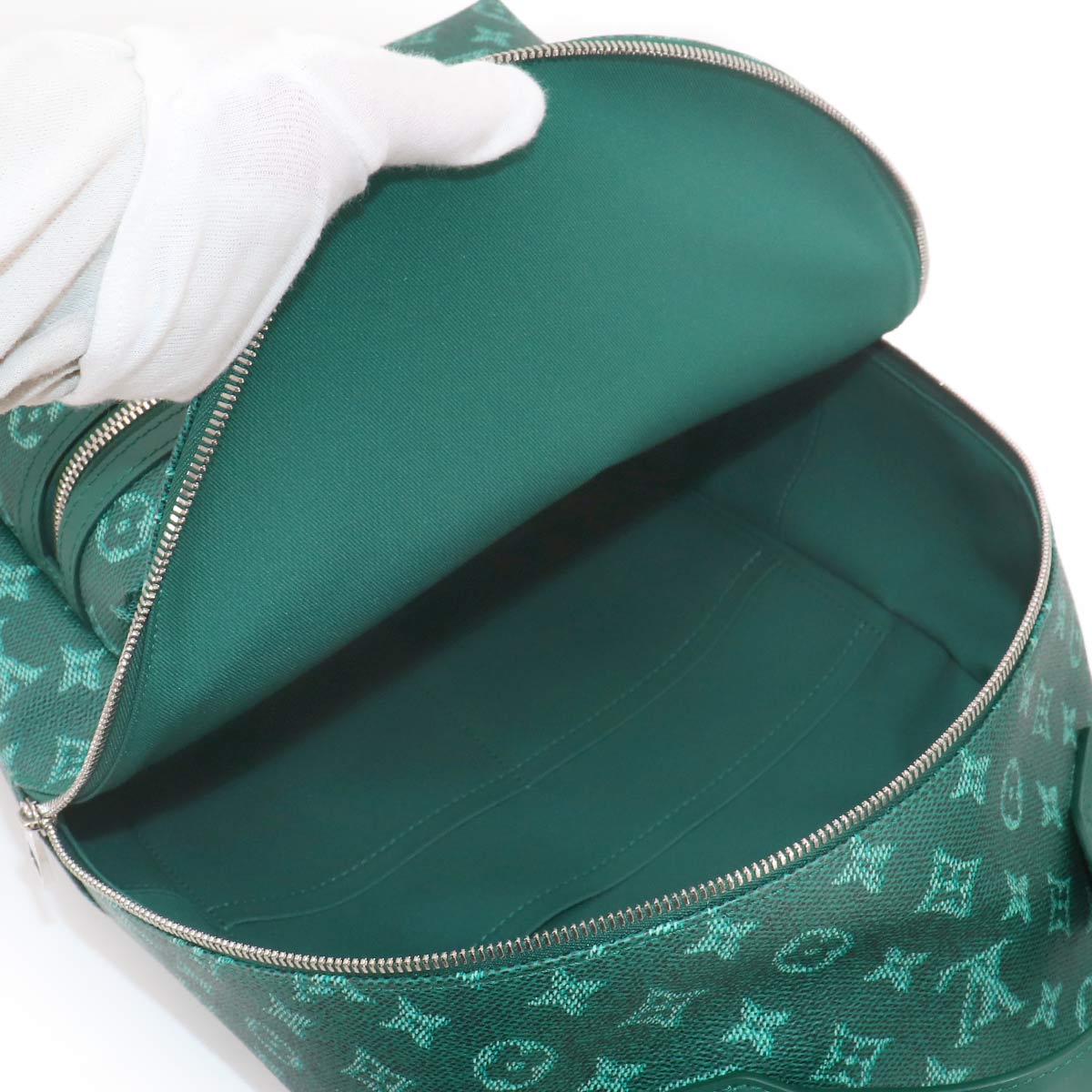 Monogram Heritage Discovery Backpack PM Green M12780