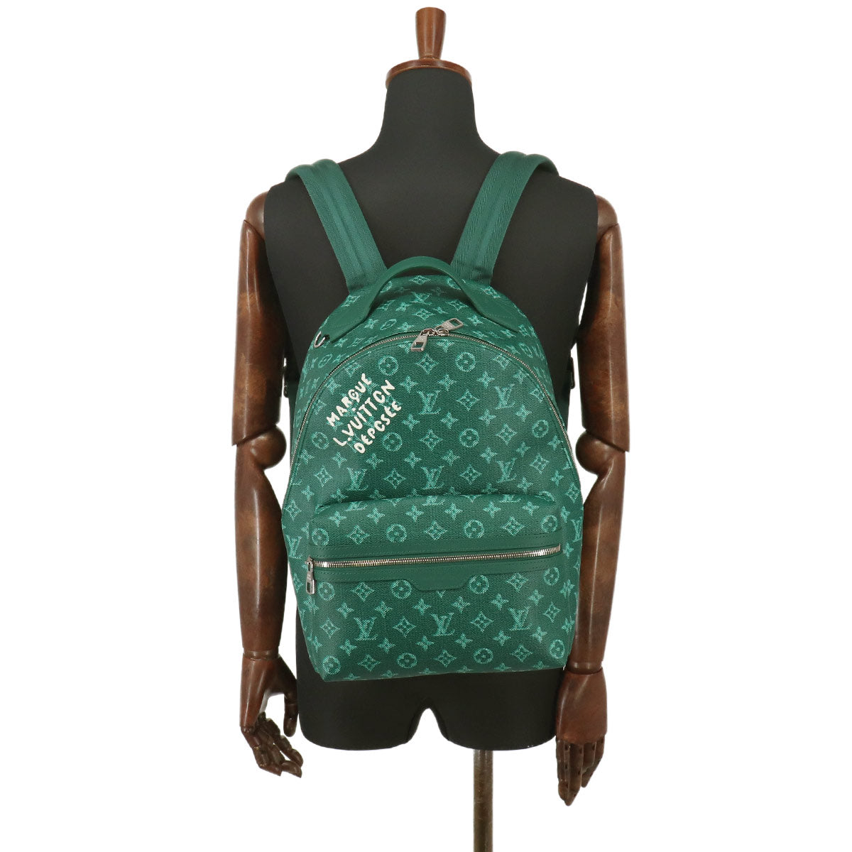 Monogram Heritage Discovery Backpack PM Green M12780