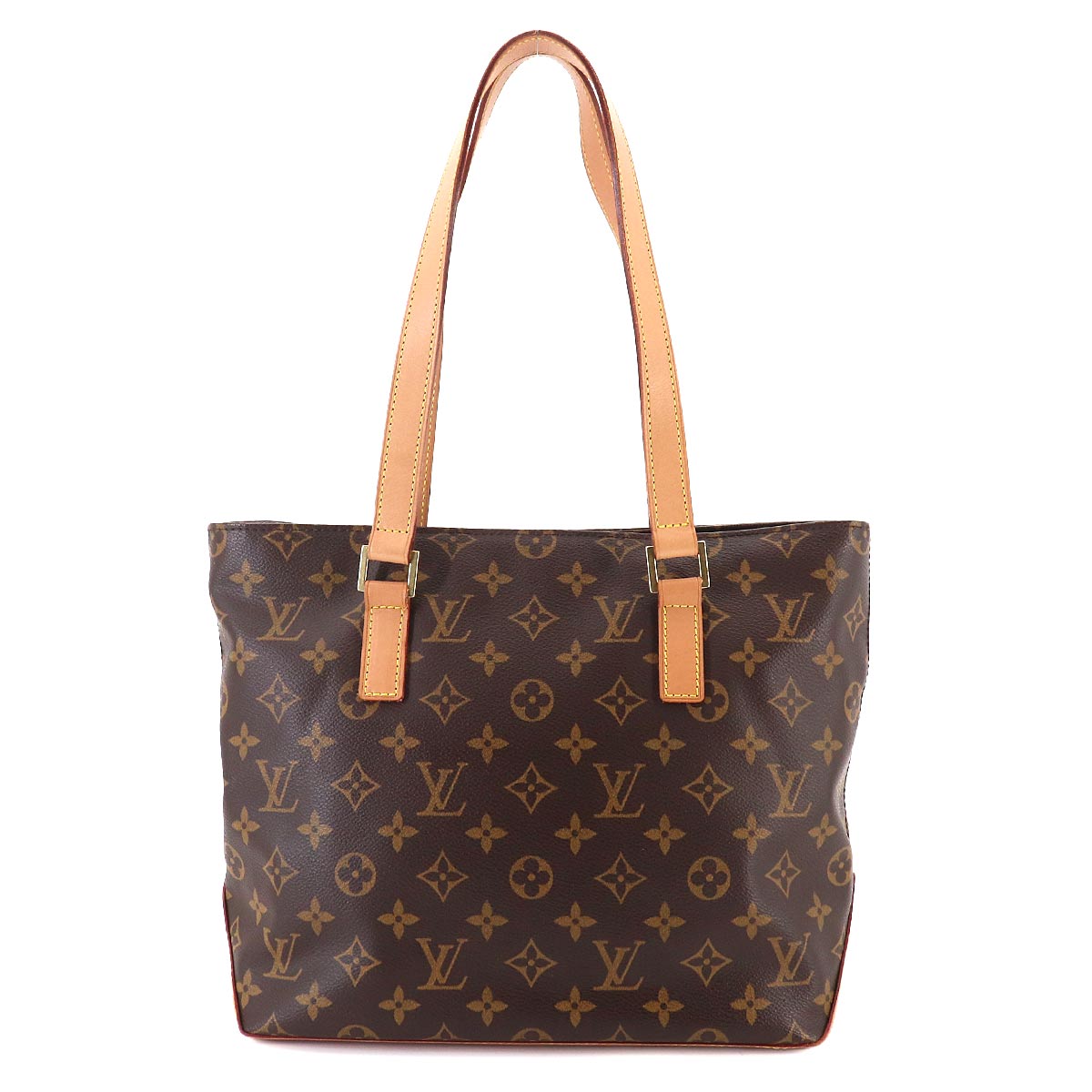 Monogram Cabas Piano Tote Bag Brown M51148 Purse