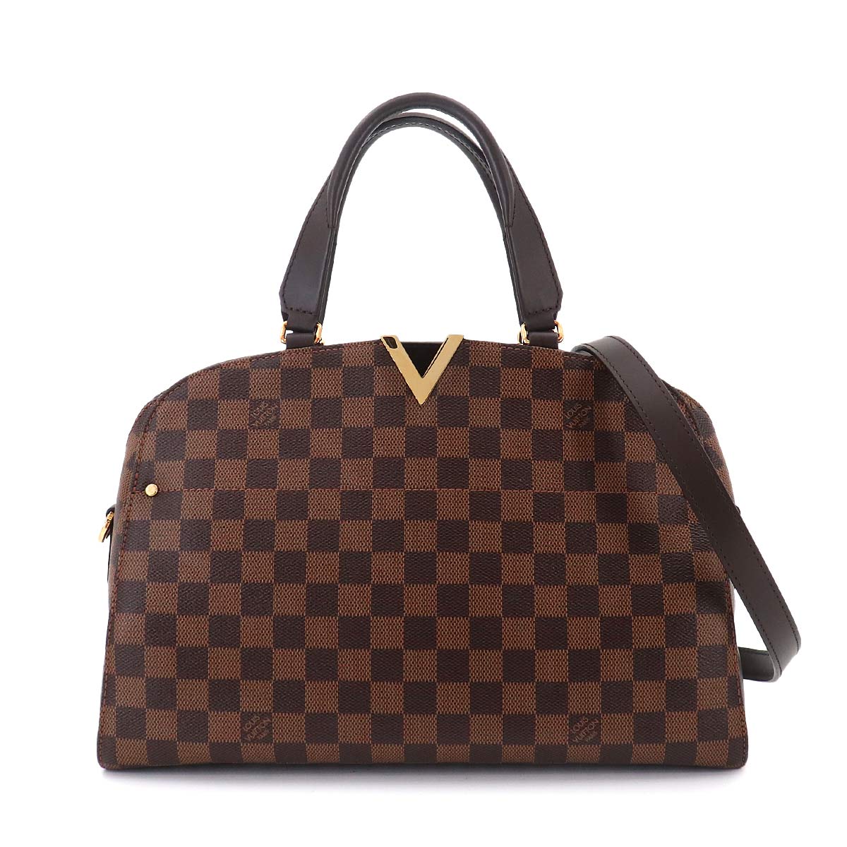 Damier Alma BB Hand Shoulder Bag Ebene N41221 Purse