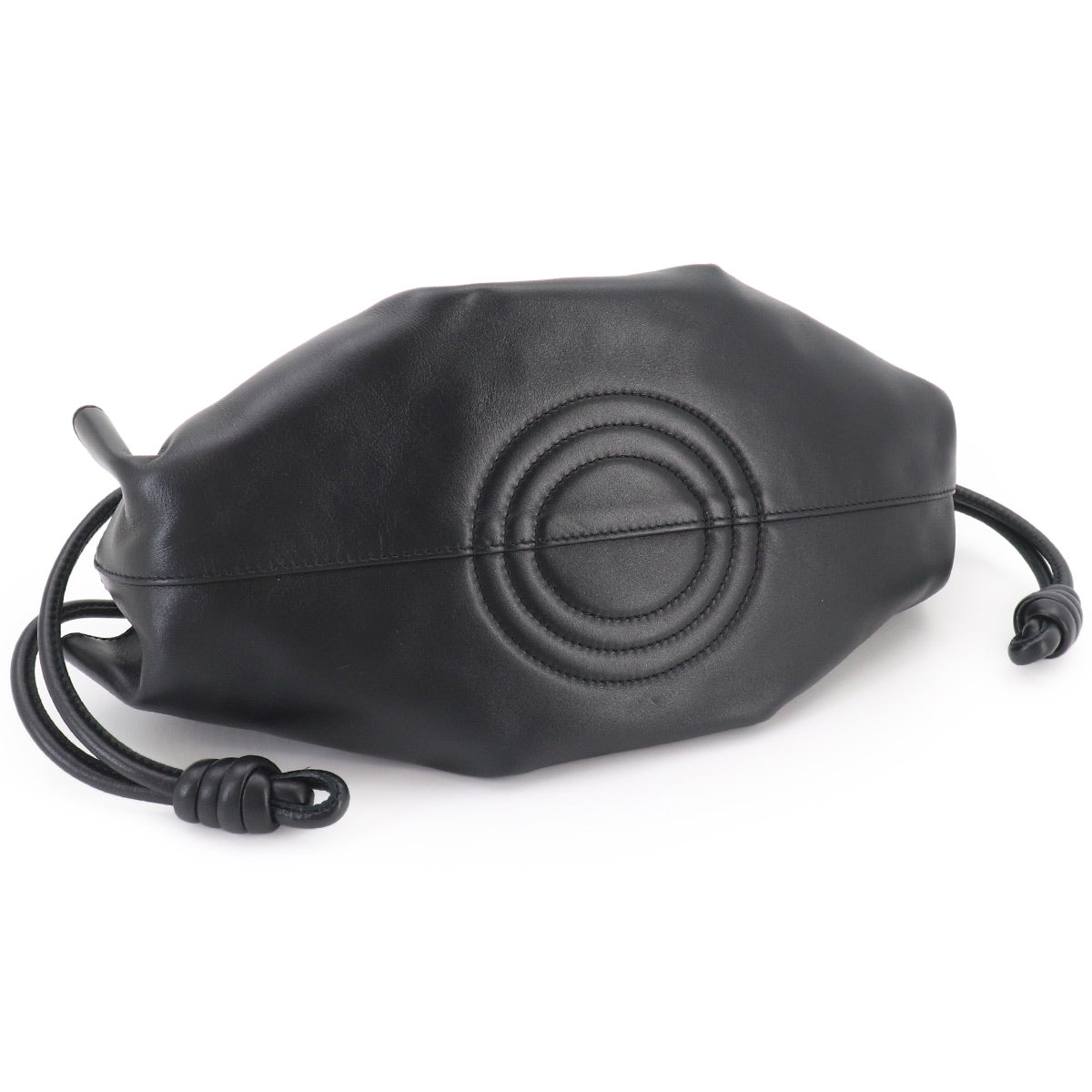 Paseo Small Hand Shoulder Bag Leather Black Purse