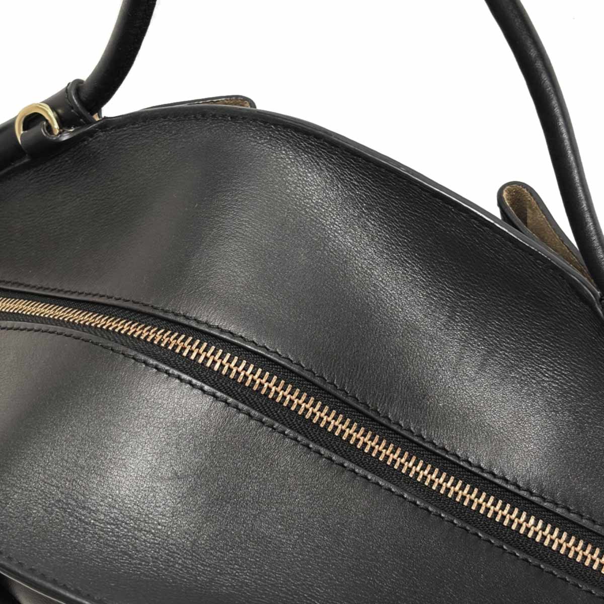 Paseo Small Hand Shoulder Bag Leather Black Purse