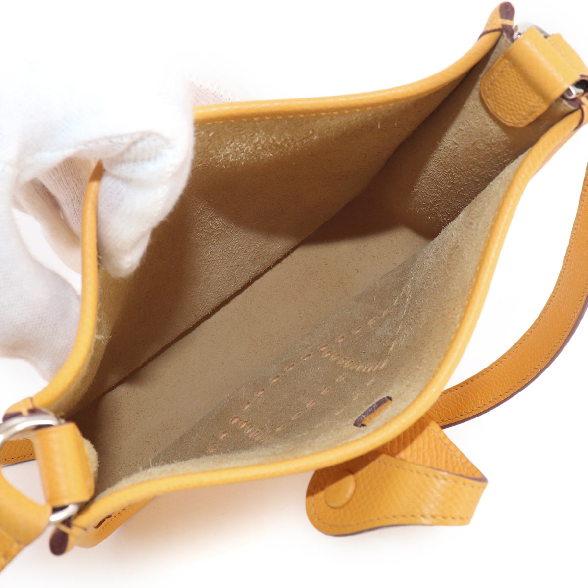 Everlyne TPM Shoulder Bag Veau Epsom Soleil Yellow Purse