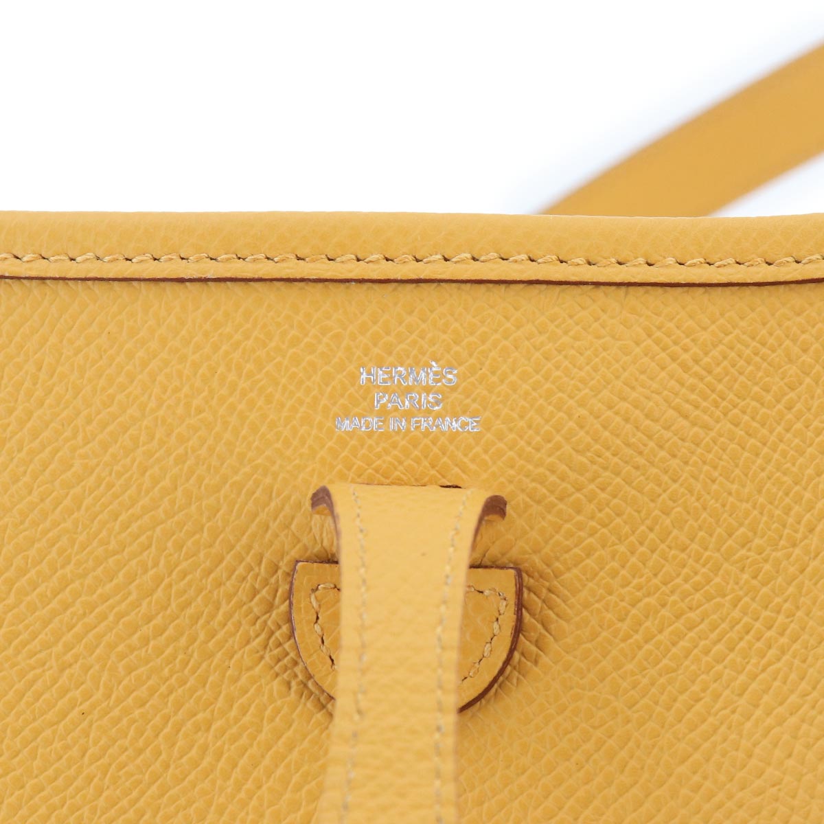 Everlyne TPM Shoulder Bag Veau Epsom Soleil Yellow Purse