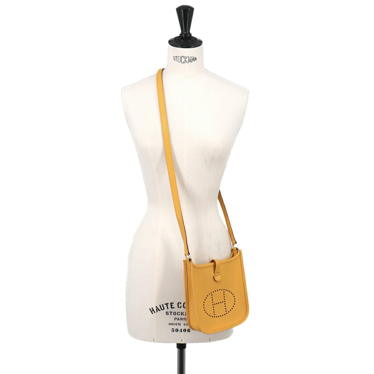 Everlyne TPM Shoulder Bag Veau Epsom Soleil Yellow Purse