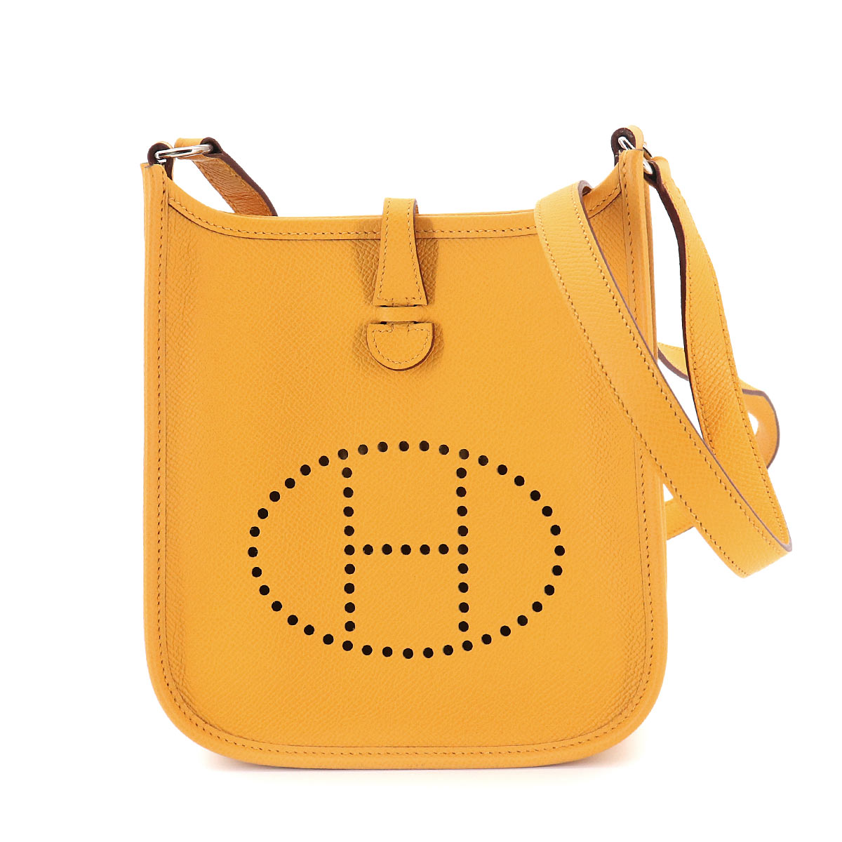 Everlyne TPM Shoulder Bag Veau Epsom Soleil Yellow Purse