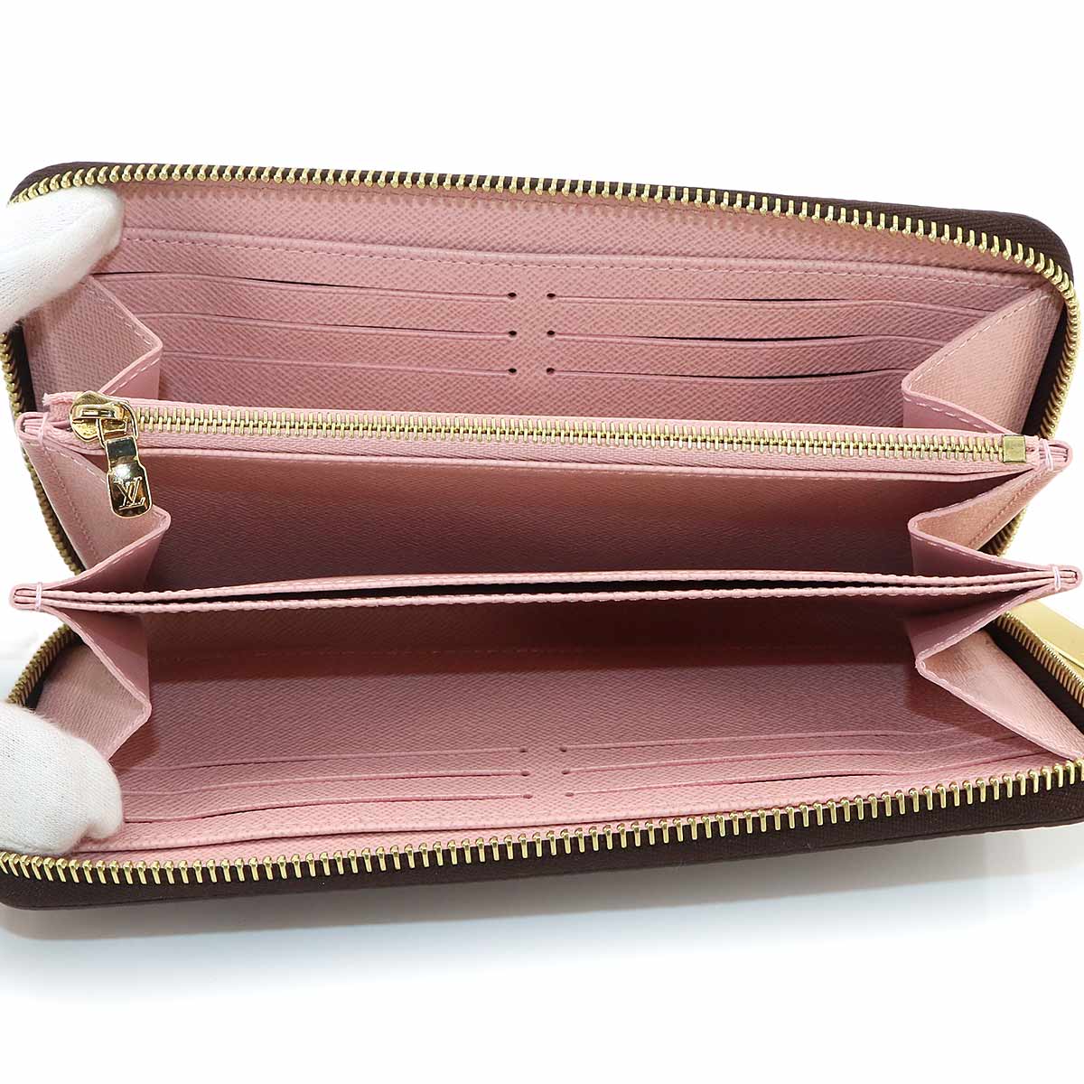 Monogram Zippy Wallet Brown Rose Ballerine M41894