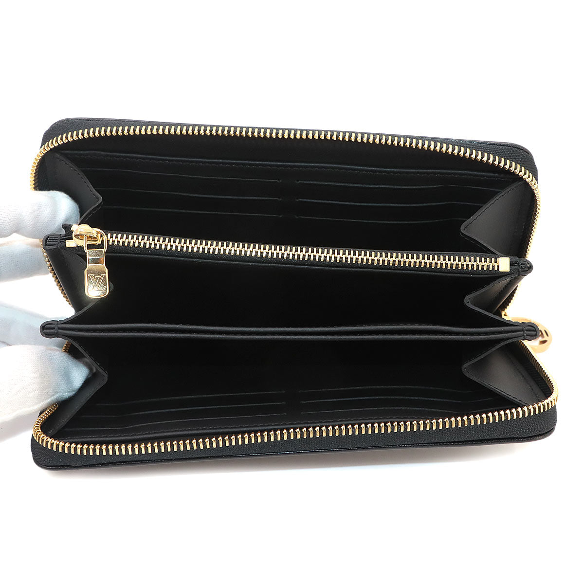 Monogram Coussin Zippy Wallet Leather Noir M81510 Purse