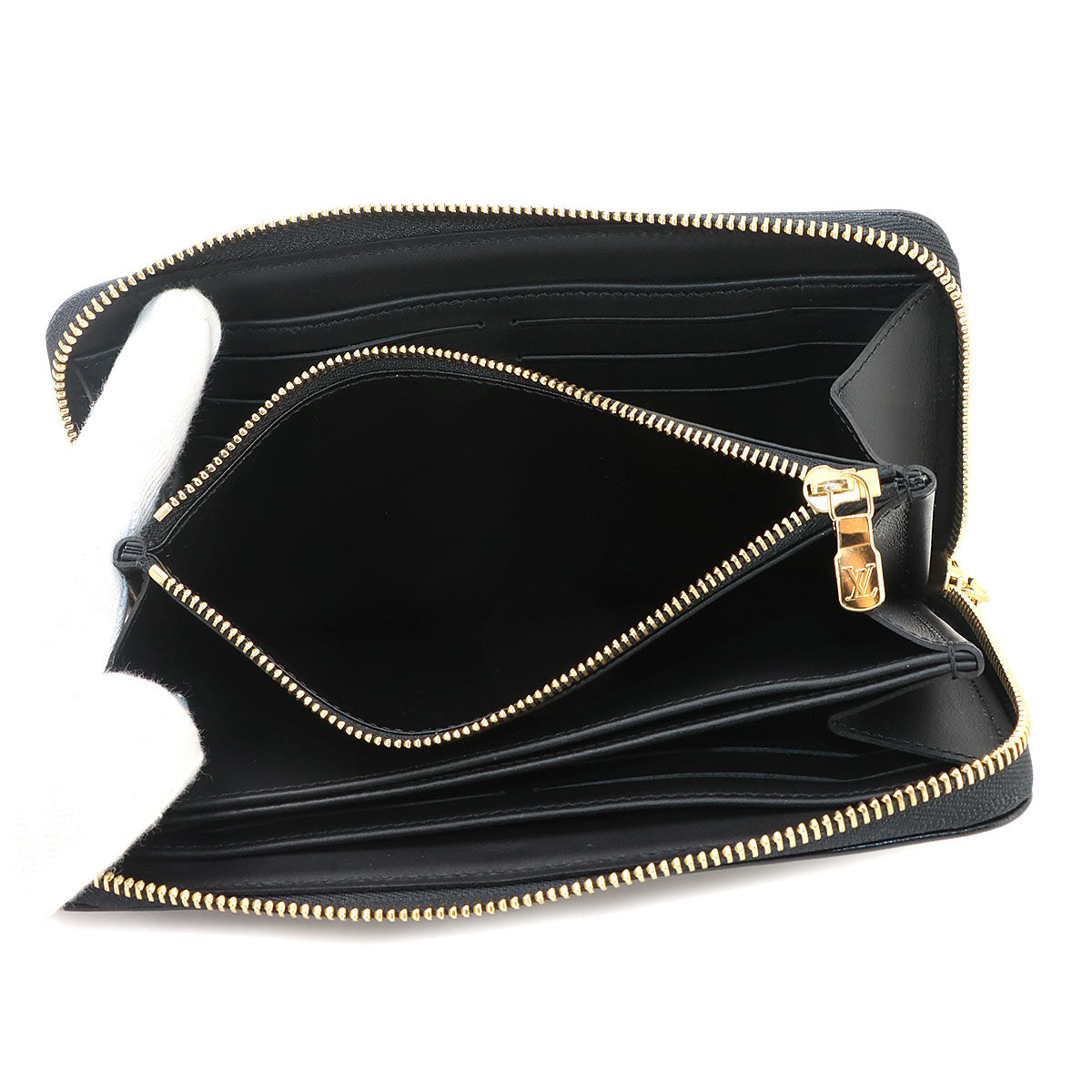 Monogram Coussin Zippy Wallet Leather Noir M81510 Purse