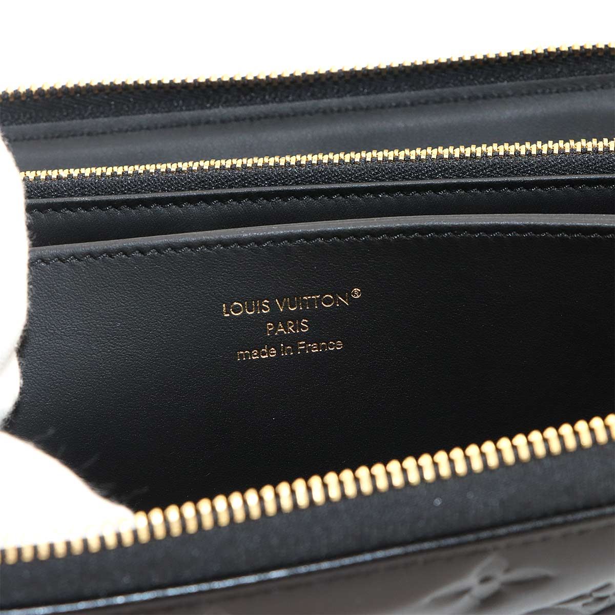 Monogram Coussin Zippy Wallet Leather Noir M81510 Purse