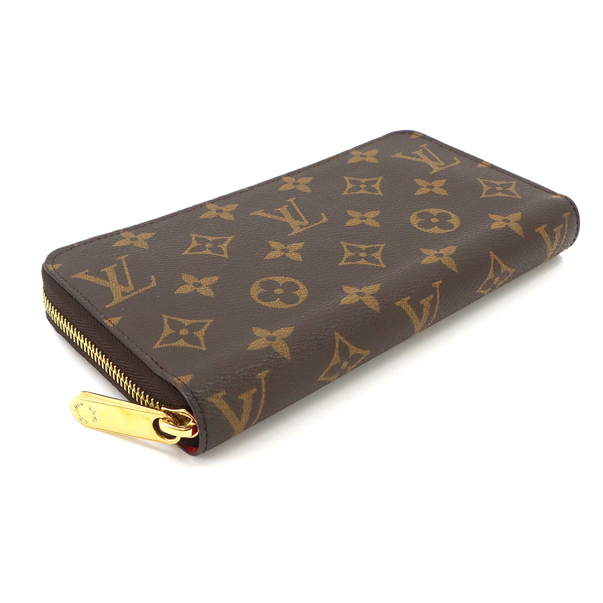 Monogram Zippy Wallet Brown Coquelicot M41896 Purse