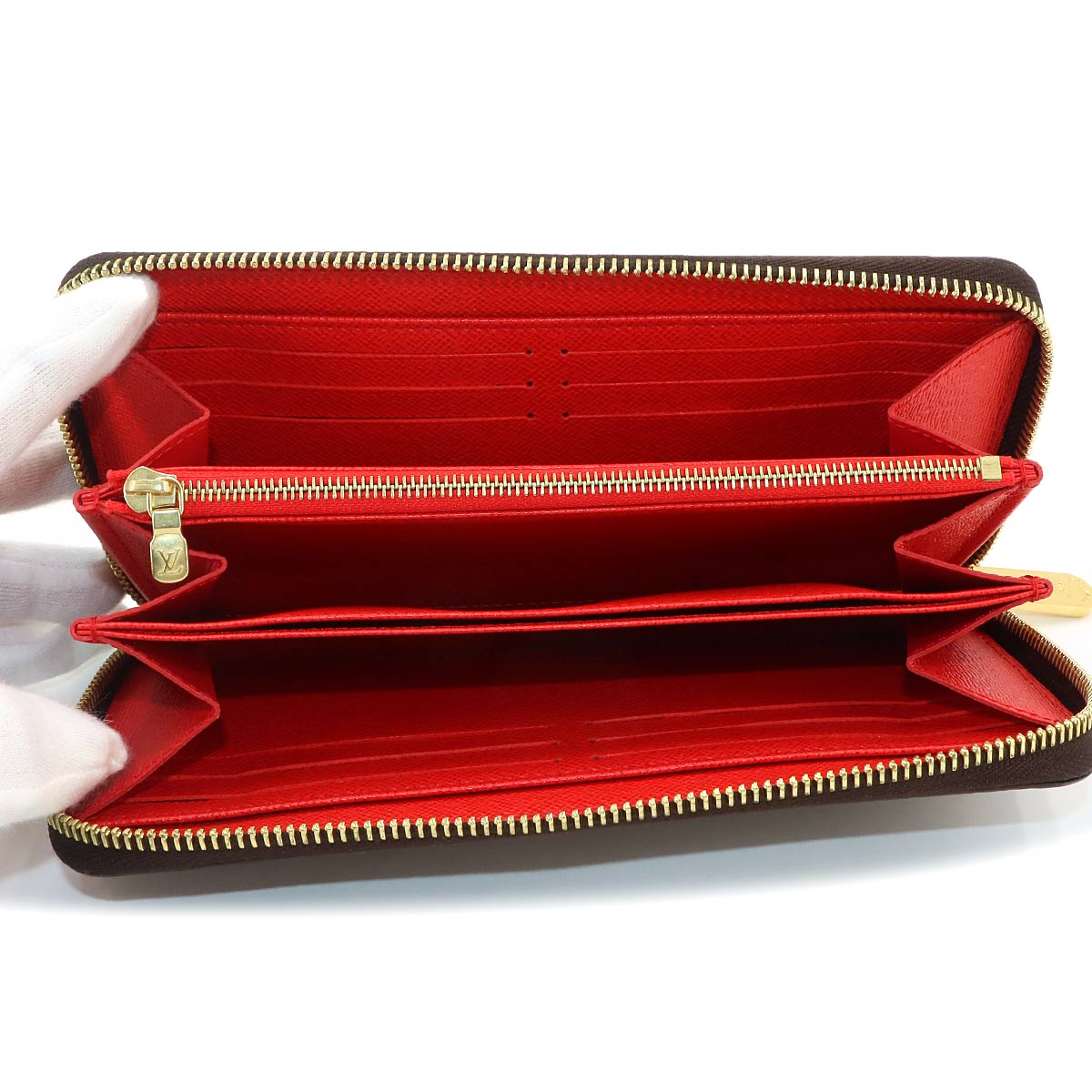 Monogram Zippy Wallet Brown Coquelicot M41896 Purse
