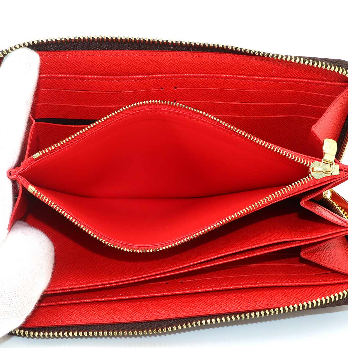 Monogram Zippy Wallet Brown Coquelicot M41896 Purse